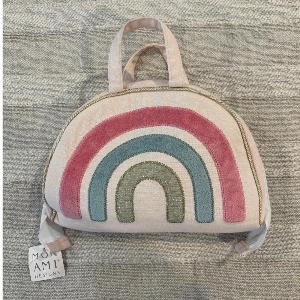 Mon Ami Rainbow Play Purse Princess &‎ Unicorn Plush Set NWT Travel